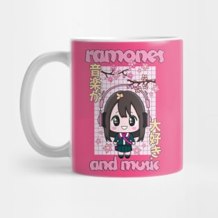 ramone anime and music Mug